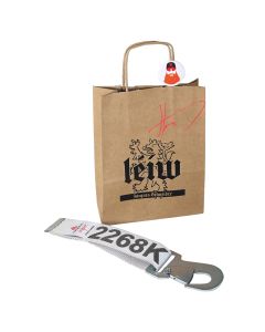 Key ring made from cargo straps