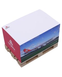 Notepad on pallet Cargolux New Design
