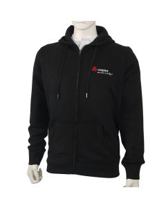 Cargolux Hooded sweat jacket, black